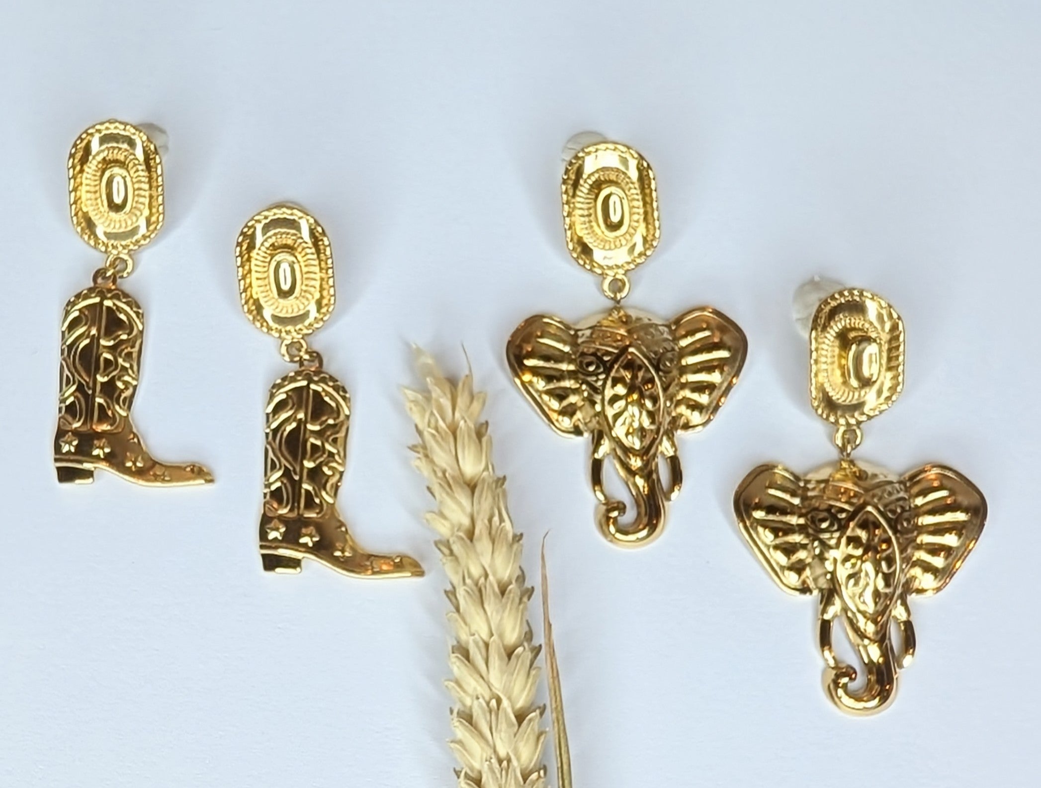 Boucles  " Cowboy " en Acier Inoxydable