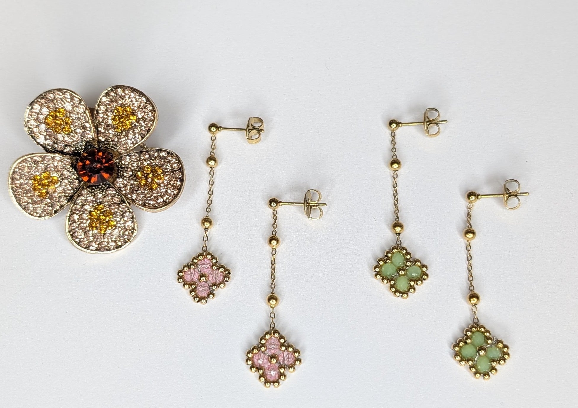 Boucles d'oreilles " Fleurette "