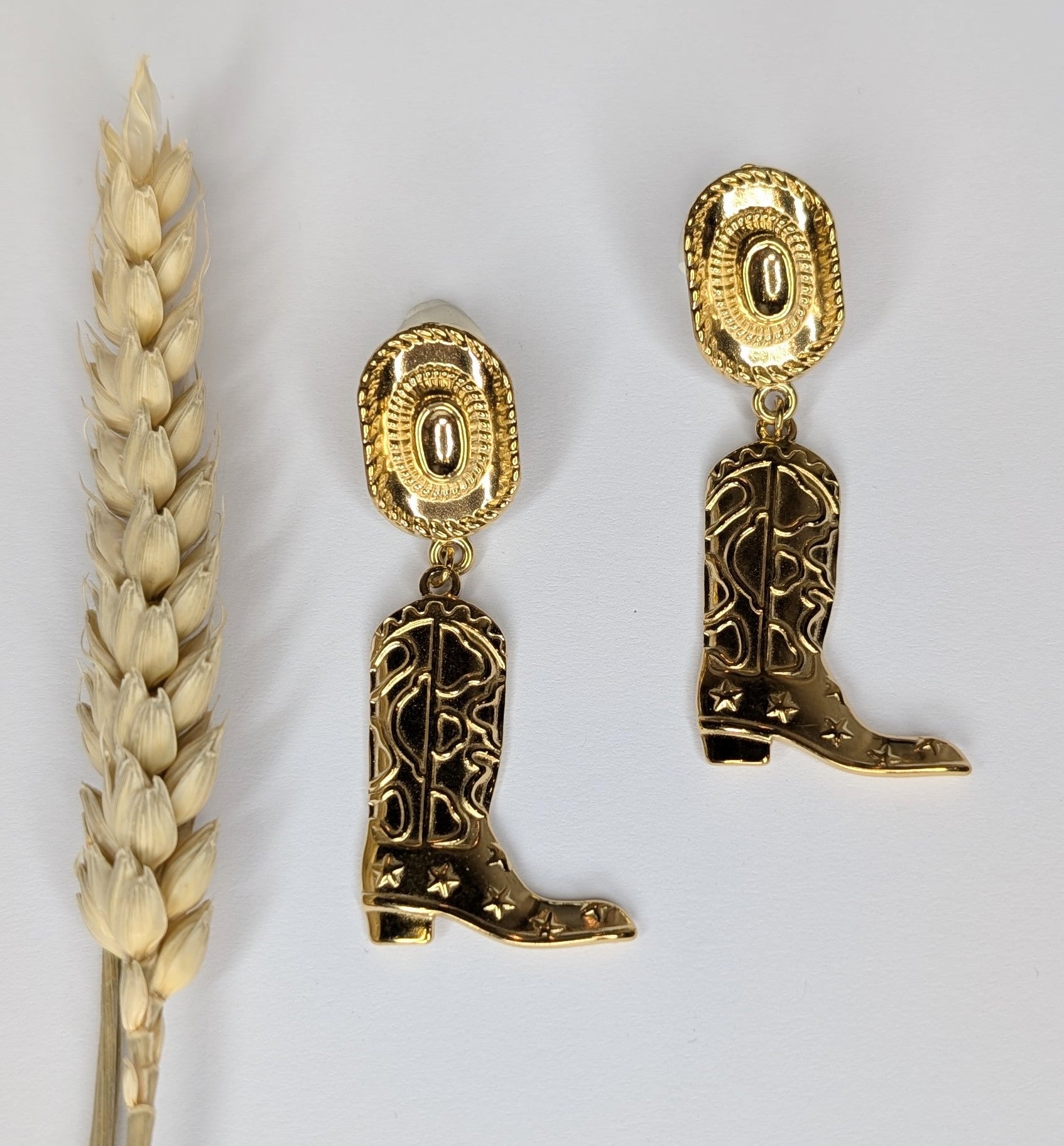 Boucles  " Cowboy " en Acier Inoxydable