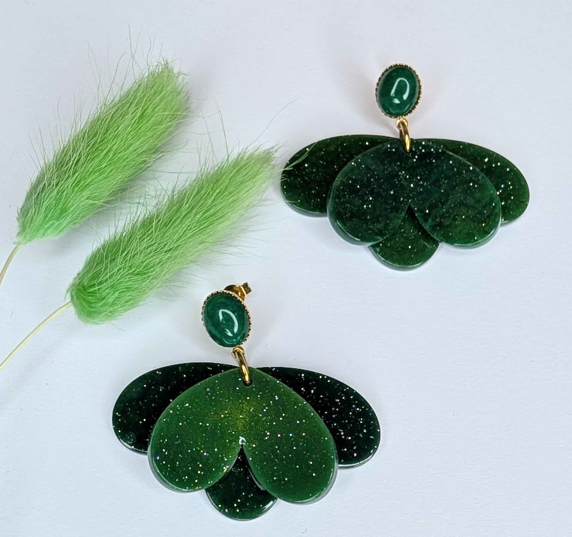 Boucles d'oreilles en Résine